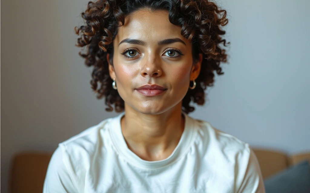 A person practicing breathwork techniques with deep concentration